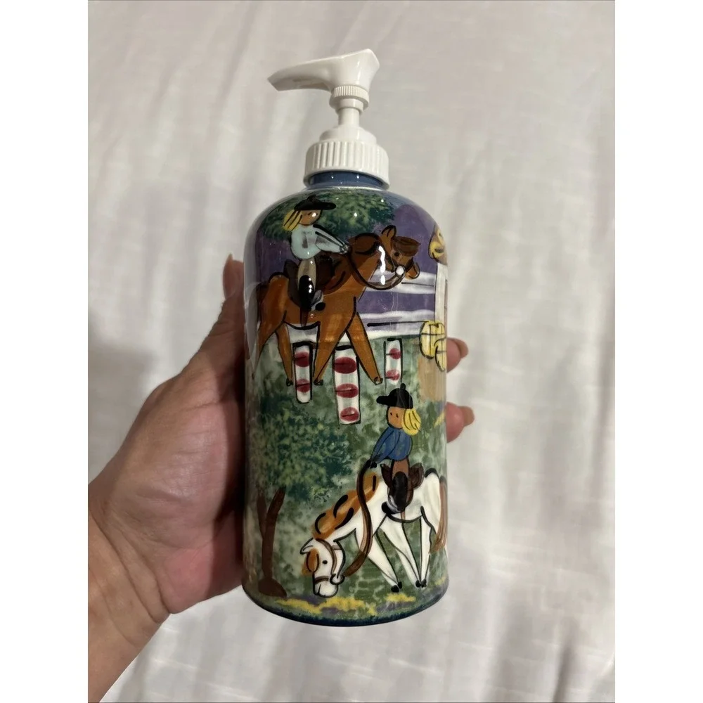 Lesal  Ceramics Soap Dispenser Vintage